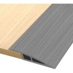 2m * 5cm barre de seuil adhesive seuil de porte adhesif pvc barre de seuil rattrapage de niveau pour ...
