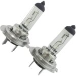 2pcs 12v bright h7 55w 6000k phare halog�ne � gaz les ampoules de lampe de voiture dorigine(blanc pur) ...
