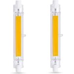 Ampoule led r7s - kcvv - 118 mm - 10w - blanc froid 6000k - 2000 lm non dimmable