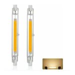 Ampoule led r7s - kcvv - 118mm - 20w dimmable - blanc chaud 3000k - 3000lm