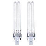 2pcs ampoule uv g23 9w : purificateur germicide remplacement aquarium strilisateur dcontamination efficace ...