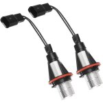 2pcs pour ampoules de voiture angel eye blanc compatible avec bmw e39 e59 e53 e60 e31 e63 e64 e65 e66 ...