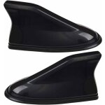 2pcs antenne toit qashqai universal auto voiture plastique aileron de requin en forme de base antenne ...