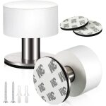 2pcs arret de porte sol butoir porte acier inoxydable bute de porte adhsive arrt de porte  double ...