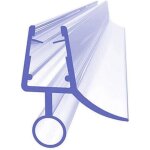 2pcs bande dtanchit de porte de douche pour verre de 10 mm remplacement du joint de porte dcran de ...