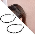 2pcs bandeaux en mtal bandeaux onduls lastique sport bandeau unisexe serre tete accessoires pour femmes ...