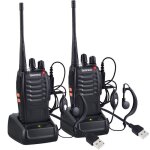 Talkie - walkie baofeng bf - 888s - longue porte - usb rechargeable - casque - torche led