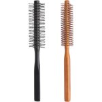 Brosse ronde - non spécifié - 2pcs - manche en bois naturel - poils en nylon - adaptée cheveux et barbes ... Brosse ronde - non spécifié - 2pcs - manche en bois naturel - poils en nylon - adaptée cheveux et barbes ...