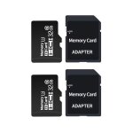 2pcs carte m�moire micro 32go adaptateur sd vitesse de lecture allant jusqu� 90mo / s classe 10 u3carte ...