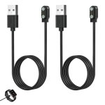 2pcs chargeur montre connect�e universel 2 pins 284mmchargeur montre smartwatch magn�tiquec�ble recharge ...