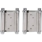 2pcs charni�res � ressort double action en acier inox charni�res de porte capacit� de charge jusqu� 15 ...
