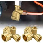 2pcs clapet anti retour compresseur en cuivre 10mm 16mm 20mm valve anti retour compresseur
