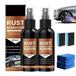 2pcs convertisseur de rouilleanti rouille metalenl�ve rouille en sprayanti - rouille voiturerust remover ...