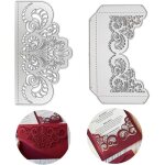 2pcs dies de dcoupe scrapbooking cutting dies carte invitation enveloppe dcoration bricolage carte pour ...