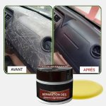 2pcs efface rayure plastique renovateur plastique voiture interieur kit de r�paration de tableau de bord ...