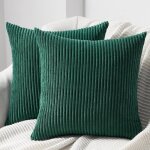 Housse de coussin - kcvv - 50x50 cm - velours ctel - infroissable - motif ray