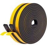 2pcs - joint adh�sif en mousse caoutchouc pour isolation fen�tre joint pour porte entr�e 1 rouleaux 25mm ...