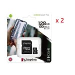 2pcs kingston canvas select plus carte mémoire flash 128 go a1 / video class v10 uhs class10 microsdxc ... 2pcs kingston canvas select plus carte mémoire flash 128 go a1 / video class v10 uhs class10 microsdxc ...