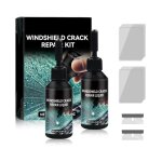2pcs kit de r�paration des fissures du pare - brise kit de r�paration des fissures de la vitre 2025 outil ...