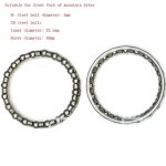2pcs d - kit de roulement à billes pour vélocadre de fourche avant accessoire de cyclisme 2pcs d - kit de roulement à billes pour vélocadre de fourche avant accessoire de cyclisme