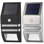 Lampe solaire murale led - 2pcs - détecteur de mouvement - noir et blanc - Éclairage extérieur - 5 mètres ... Lampe solaire murale led - 2pcs - détecteur de mouvement - noir et blanc - Éclairage extérieur - 5 mètres ...