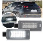 2pc led plaque dimmatriculation lumiere pour peug. eot 207cc 208 308 ii 308cc 508 2008 3008 5008