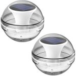 2pcs lumi�res de piscine lumi�re de piscine solaire flottant �tanche lampe solaire led flottante boule ...