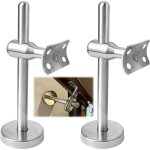 2pcs main courante inox rglable acier inoxydable supports muraux pour couloirspoli pour montage mural ...