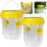 2pcs piege a frelon asiatique exterieur kit piege a frelon pour bouteille plastique interieur piege moustique ...