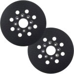 2pcs plateau ponceuse 125mm compatible bosch pex 220a / gex 125 - 1ae / skil 7402 / 7490