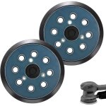 2pcs plateau ponceuse pour makita 125mm plateau de ponage 8 trous pour makita bo 5010 5030 5031 5041 ...