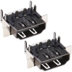 2pcs port hdmi compatible avec xbox one x console uniquement prise interface connecteur port daffichage ...