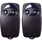 2pcs porte de garage �lectrique flo2r - s 43392 mhz � 2 boutons compatible avec la t�l�commande de porte ...