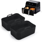 2pcs pot en silicone pour friteuse ninjas accessoire air fryer moule air fryer pour air fryer four micro ... 2pcs pot en silicone pour friteuse ninjas accessoire air fryer moule air fryer pour air fryer four micro ...