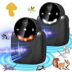 2pcs repulsif rat byondself ultrasonique non toxique avec lumire led panneau dinsectes collants pour ...