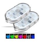 2pcs rgb �clairage int�rieur de voitureinterrupteur tactile lampe voiture int�rieurled voiture interieur�clair ...