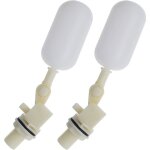2pcs robinet boule de vanne � flotteur pour aquarium automatique 1 / 2 pouce 20mm