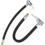 2tuyau pompe gonflage pneu35cm gonfleur de valve tube � v�lo tuyauadaptateur pneu voiturenoirtaille unique ...