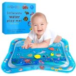 2windeal tapis deau gonflable centre de jeu mat bb ducatif enfant requin avec bote 66 * 50cm