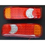 2x 24v rcupration led feux arrire 24v pour camping - car camion remorque camionnette chssis benne ...