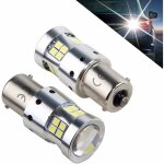 2x ampoules led 1156 p21w 12v / 24v 6000k blanc