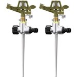 2x arroseur jardin sprinkler piquet de terre irrigation jusquà 24m 360° embout pulvérisation irrigateur ... 2x arroseur jardin sprinkler piquet de terre irrigation jusquà 24m 360° embout pulvérisation irrigateur ...