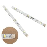 2x bande lumineuse led pour r�frig�rateurs cong�lateurs rongsheng hisense logik mddz - 162a 1629348