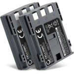 2x batterie remplacement nb - 2l nb - 2lh bp - 2l5 700mah pour canon eos 400d eos 350d eos digital regel ...