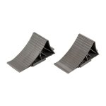 2x cales de roue pour voiture cales de frein pour remorque grises 2x cales de roue pour voiture cales de frein pour remorque grises