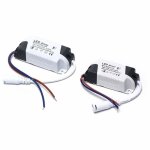 2x driver led 1 - 3w transformateur pour plafonnier led alimentation panneau led connecteur dc pour plafonnier ...