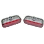 2x lumi�re de porte led 3d projecteur pour golf 5 6 7 passat b6 b7 jetta mk5 mk6 mk7 cc eos sharan touareg ...