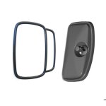 2x r�troviseur ext�rieur grand angle miroir verre convexe 24x15cm bras �10mm universel camion tracteur ...