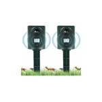 2x rpulsif chat jardin ultrasons rpulsif chats avec piquet au sol prvenir les chiens et les chats les ...