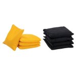 2x4 sacs de cornhole ? vert / jaune ? jeu d?adresse extérieur ? remplissage granulé ? wicked wood 2x4 sacs de cornhole ? vert / jaune ? jeu d?adresse extérieur ? remplissage granulé ? wicked wood